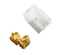 Silicone pour pots de fleurs, figurine d'ange, plantes grasses, pot de fleurs facile à démouler, outil artisanal, résistant aux hautes températures en silicone