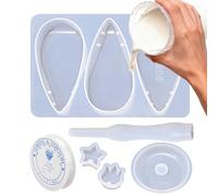 Silicone Pour Résine | Outil Artisanat Forme Arbre,Moule De Coulée Dessous De Plat Silicone | Pour Ciment Argile Savon Résine Craie Et Cuisine