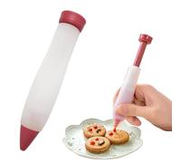 Silicone PP - Stylo à glaçage pour gâteau 13,5 cm | Outil de tuyauterie de confiture de chocolat réutilisable | Stylo d'écriture crème au beurre pour la pâtisserie | Décorateur de dessert antiadhésif