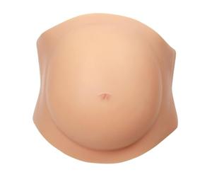 Silicone Pregnancy Belly, Practical Joke Prop, Realistic Prank Silicone Pregnant Belly, Fun Costume Feature, Accessory for Party Home Role Play Cosplay Photography Stage Filming April Fools Day