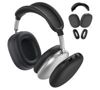 Silicone Protection Housse pour Coussinets, Kit Complet d’Accessoires pour Casque Audio sans Fil Circum Aural, Housses Anti Rayures et Protection Confortable Durable