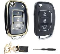 Silicone Protective Car Key Case Cover Set For Hyundai I40 I30 I20 I10 Ix20 Ix25 Ix30 Ix35 Santa Fe Tucson Elantra Key Case 3 Buttons Remote Control Key