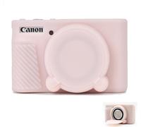 Silicone Protective Case for Canon PowerShot SX740 HS SX740/SX730 HS Anti-Scratch with Removable Lens Cap Perfect Fit for Canon SX740 HS Camera (Pink)