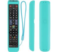 Silicone Protective Cover For Samsung Tv Remote Control Bn59-01178B Rm-D1078+ Bn59-01198Q Aa59-00582A, Washable Remote Control Case, Shockproof And Soft Skin (Luminous Blue)