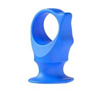 Silicone Puppy Toothbrush Trainer, Bite Proof Dog Cleaning Aid Tool, Chew Resistant Mouth Care Brush Device with Grip Handle System, Ideal for Pet Grooming Hygiene Use 1.2x2.2 Inches