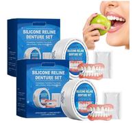 Silicone Reline Denture Set, Silicone Reline Kit, Soft Denture Reline Kit, Thermoplastic Denture Adhesive, Snap on Veneers Teeth