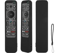 Silicone Remote Control Case Compatible With Sony Smart Android Tv Rmf-Tx800C Rmf-Tx800P Rmf-Tx800U Rmf-Tx810U Rmf-Tx900P Rmf-Tx900U Remote Control With Black Cord