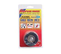 Silicone Rescue BANDE 3.55m Noir - Le nec plus ultra polyvalent Ruban réparation