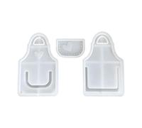 Silicone Resin Molds, Apron Nonstick Resin Set, 3.5cm/3.35 In Vessel Casting Kit with Protective Gear, DIY Crafts Casting Molds for Home Decor, Floral Container, Creative Projects for Party Presents