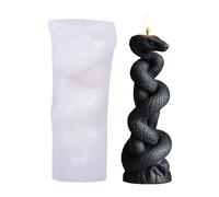 Silicone Resin Molds - Snake Shape Craft Mould, Non-Stick, Durable Material | Candle Making Tool for Enthusiasts