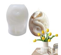 Silicone Resin Molds - Snake Shape Craft Mould, Non-Stick, Durable Material | Candle Making Tool for Enthusiasts