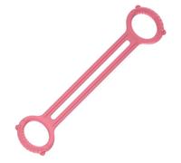 Silicone Resistance Bands Women - Figure 8-Exercise Stretch Trainer, Non Slip Handle Workout Loop, Fitness Toning Practice Equipment, Pilates Yoga Gym Use, Home Office Travel Strength Routine Support