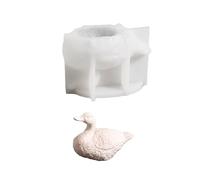 Silicone robuste réutilisable pour travaux manuels, supports uniques en forme de canard portable pour décoration de vacances en silicone