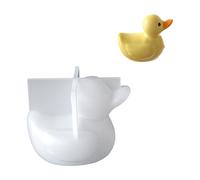 Silicone robuste réutilisable pour travaux manuels, supports uniques en forme de canard portable pour les amateurs de décoration de vacances et d'artisanat