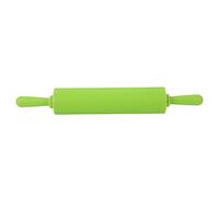 Silicone Rolling Pin for Baking | Non - Stick Dough Roller for Cookies/Bread/Pizza Crust | Food Grade Heat Tolerant 230°C | Simple to Maintain Kitchen Tool with Comfort Grip (Green)