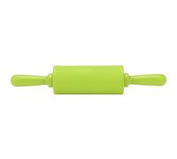 Silicone Rolling Pin | Non - Stick Pastry Dough Roller for Baking/Cookies/Pasta | Food Grade & Easy to Maintain with Comfort Grip Handle (Verte)