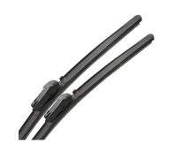 Silicone & rubber Front Wiper Blades Set Compatible For Skoda Scala 2019-2023 Windshield Windscreen Window Brush 26"+18"(Rubber-2pcs,Left-hand drive)