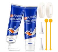 Silicone Salle de Bain, Silicone Transparent Salle de Bain, Joint Douche, Mastic silicone Durable pour Joints Sanitaires, Spécial bain & Cuisine, 150ml*2
