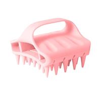 Silicone Scalp Scrubber - Manual Portable Silicone Wet Dry All Hair Types