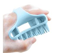 Silicone Scalp Scrubber - Manual Portable Silicone Wet Dry All Hair Types