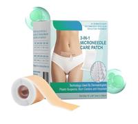 Silicone Scar Sheets, Scar Removal Strips, Reusable Silicone Tape, Breathable Medical Grade Material Gentle Adhesive Flexible Design, for Sensitive Skin Body Belly Burn Home Travel Use