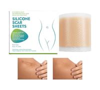Silicone Scar Sheets, Silicone Scars Tape, 1.57x118.11in Medical Grade, Helps Reduce Keloid, Effective Recovery Patch for Health & Beauty, Burns, C-Section, Tummy Tuck, Surgical