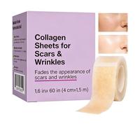Silicone Scar Tape Sheets, Thin Soft Scar Patches, Keloid and Surgical Scars Care Strips, Silicone Gel Sheet for C Section Scars Support, Post Skin Care, Day Night Daily Recovery Use