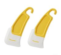 Silicone Scraper for Pots Pans Soft Head 2-Pack