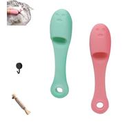 Silicone Scrubber for Cats Chin Cleaner,Cat Chin Scrubber,Cat Chin Brush Cleaner,Cat Chin Cleaner,Silicone Cat Scrubber for Chin,Finger Brushes Suitable for Puppies and Cats (2pcs F)