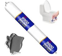 Silicone Sealant Waterproof 9900, High Heat Resistant, Permanent Flexible Caulk for Roof & Wall Cracks, Outdoor & Indoor Use, Tear & Stretch Resistant (Gray, 1 Pcs)