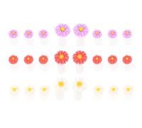 Silicone Séparateur D’orteils Manucure, 24 Pièces, Pédicure | Motif Fleur Marguerite, Réutilisable et Peu Déformable, Limite le Frottement du Vernis, Nail Art Facilité