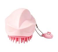 Silicone Shampoo Brush Scalp Massager Wet Dry Shower Comb