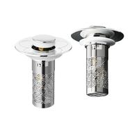 Silicone Sink Stopper - Leak Proof Drain Plug for Bathroom and Kitchen | Flexible Rubber Cap with Easy Grip Design, Universal Fit, Water Retention Accessory for Sinks, Bathtubs and Laundry Areas