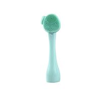 Silicone Skin Double-head Instrument Care Mud Facial Soft Cleansing Brush Beauty Tools Enlever Point Noir Extracteur De Acné Tire Comédons (A, One Size)