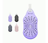 Silicone Soap Bag, Dual-Sided Soap Box Scrubber, Exfoliating Soap Bag, for Washing Body (Purple)