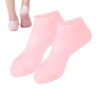 Silicone Socks for Dry Cracked Feet, Breathable Skin Friendly Soft Foot Socks, U Shape Cover Spa Care, Family, Friends, and Colleagues, Sturdy Design, Lightweight