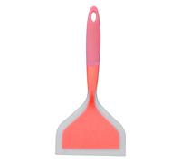 Silicone Spatula for Non - Stick Pans | Flexible Pancake Turner & Omelette Flipper | Heat Kitchen Utensil with Ergonomic Handle | 2 - Color Design, Easy to Maintain (Orange shovel head)