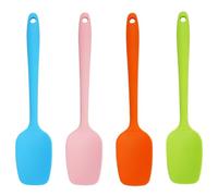 Silicone Spatula, Silicone Spoon Spatula, Kitchen Marises, Heat Resistant Non-Stick, BPA Free, for Mixing, Stirring, Scraping, Serving (Colorful)