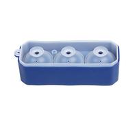 Silicone Sphere - Round Ice Ball Maker for Cooling Drinks Chilling | Food Grade Silicone with Easy Release Lid Mold, Reusable Tray for Whiskey Cocktails Coffee Home Bar, 4,4x5,1x15,1 cm