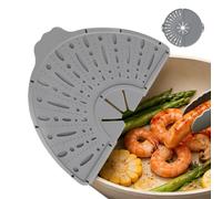 Silicone Spill Stopper Lid - Reusable Boil Over Prevention Cover
