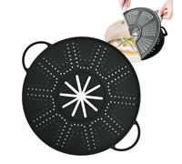 Silicone Splatter Screen - 34x27.8cm Frying Grease Silicone Cover For 10-12 Inch, Steadfast Heat-Resistant Splatter Cover - For Baking Food Strainer Colander Kitchen Cooking Stove Pan Pot Steamer