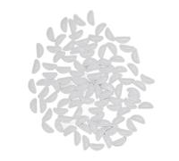 Silicone Stable - Fit Eyeglasses Nose Pads | 50 Pairs Universal Fit for Sunglasses/Glasses | Comfortable Cushion Design | Lightweight & Firm Fit (White)