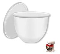 Silicone Stand Mixer Bowl Liners, Silicone Liners for Kitchen Tilt-Head 5 Qt Mixer Attachments & Accessories, Upgraded Thickened Replacement Mixer Bowls No Longer Needed (White)