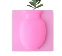 Silicone Sticky Vase - Unique Wall Vase, Stick on the Wall Window Fridge Door Flower Pot| Reusable Silicone Flower Vases, for Kitchen Bathroom Bedroom Room