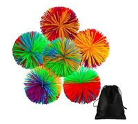 Silicone Stringy Ball - Silicone 7cm, Sensory Squishy Toy, Colourful Soft Material | Durable Fun Design, Stress Relief Ball, Kids Fitness for Home, School, Office, Party