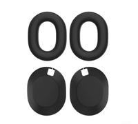 Silicone Sweat Case for pour sony WH-1000XM6 Earpads Black Silicone(Black)