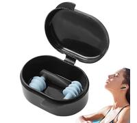 Silicone Swim Earplugs - Surfing | 4-layer Waterproof Design, For Adults Showering Swimming Bathing And Other Water Sports
