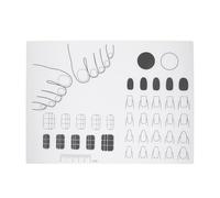 Silicone Tapis de Manucure Pratique DIY Acrylique, pour Ongles