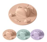 Silicone Tea Bag Holder, Tea Bag Holder for Mug, Silicone Cup Covers, Cat-Designed Cup Cover for Coffee (Pink)