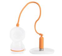 Silicone Tea Infuser | Diver Shape Strainer for Loose Leaf Tea | Heat Tolerant Tea Sieve for Mugs/Teacups/Travel Tumblers | Food Grade Compliant & Easy Maintenance (Orange)